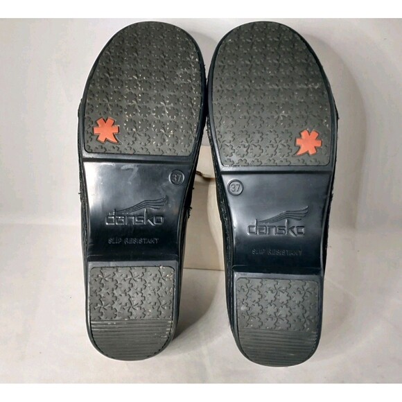Dansko XP Professional Cabrio sz 37 Black Leather Comfort Supportive US 6.5 - Picture 9 of 13